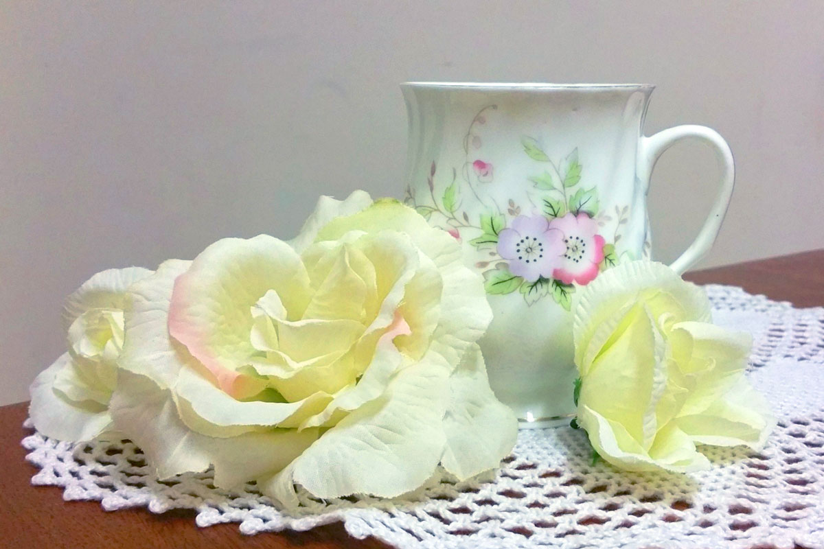 Tea Cup and Flowers