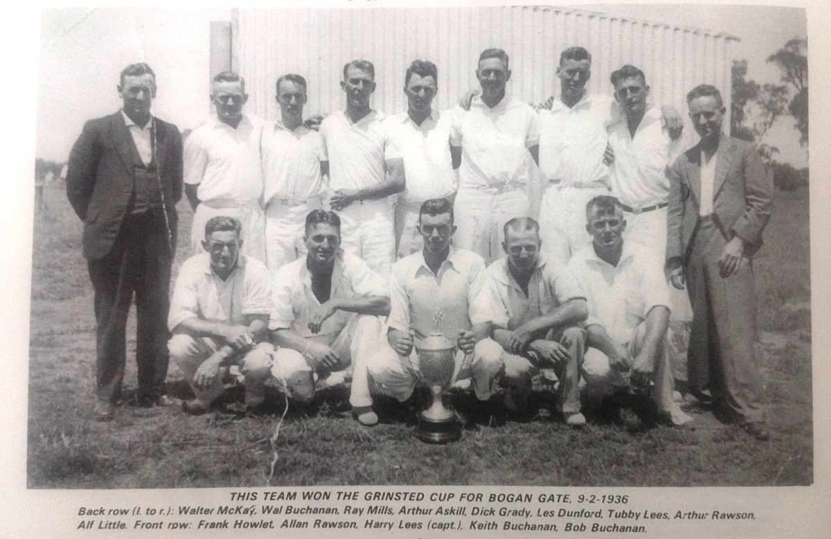 Bogan Gate Cricket 1936