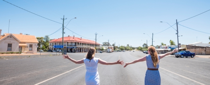 Image of the main street of Trundle NSW