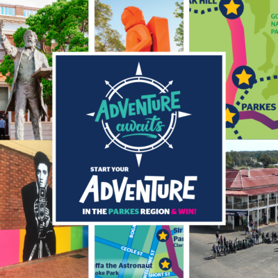 Adventure Awaits in Parkes graphic